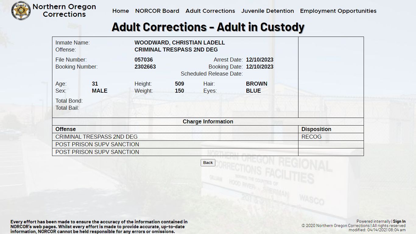 NORCOR: Board | Northern Oregon Regional Correctional Facility